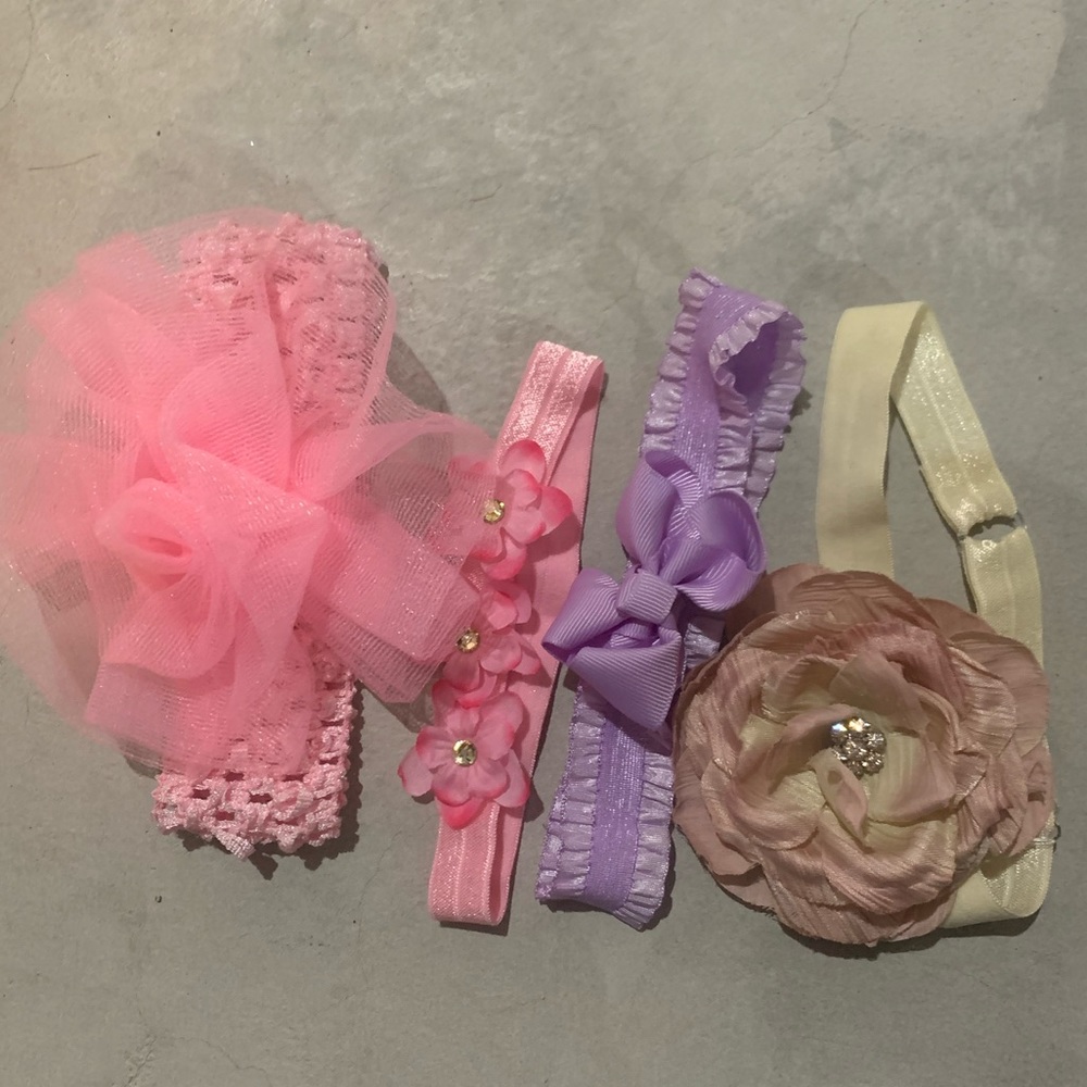 Baby girl headband/bows